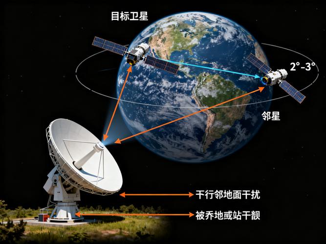 卫星通信中的邻星干扰及其在链路预算中的影响